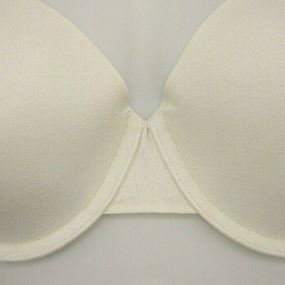 Lane Bryant Cacique Womens T Shirt Bra Cotton Blend Size 42C Beige - Picture 4 of 8